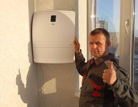 Монтаж приточных очистителей воздуха Ballu в квартире — компания